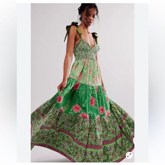 We The Free Dresses & Skirts - We the Free Free People Bluebell Maxi Dress Candy Combo size XS